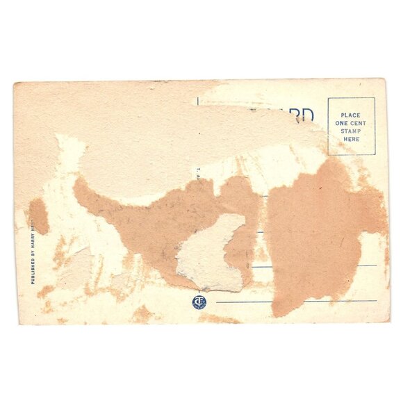 Superstition Mountain Apache Trail AZ Vintage Postcard Harry Herzog Publisher - Picture 2 of 2